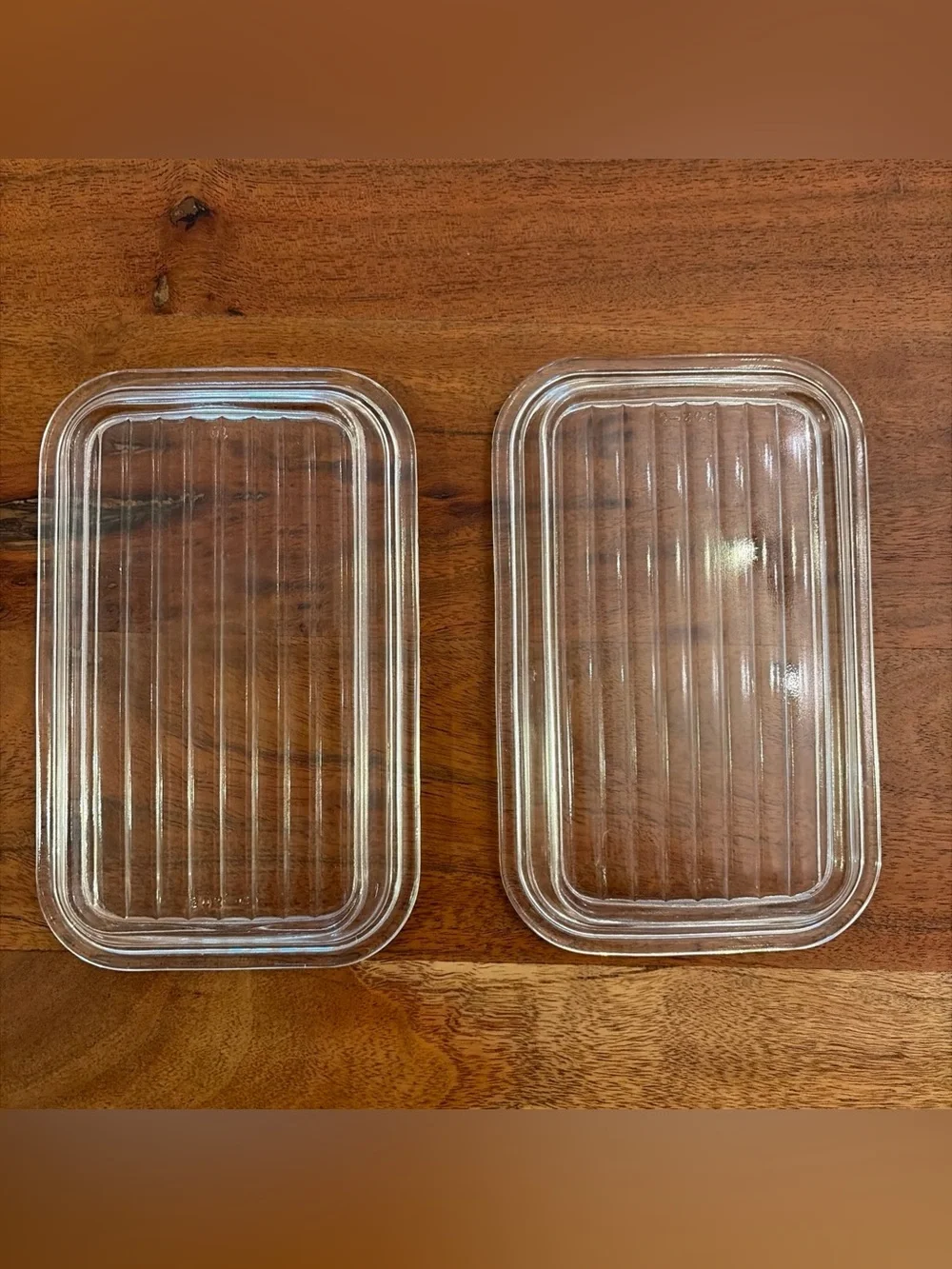 Vintage Pyrex 502 Blue Turquoise Refrigerator Dishes 1.5 Pint Pair w/ 502-C Lids
